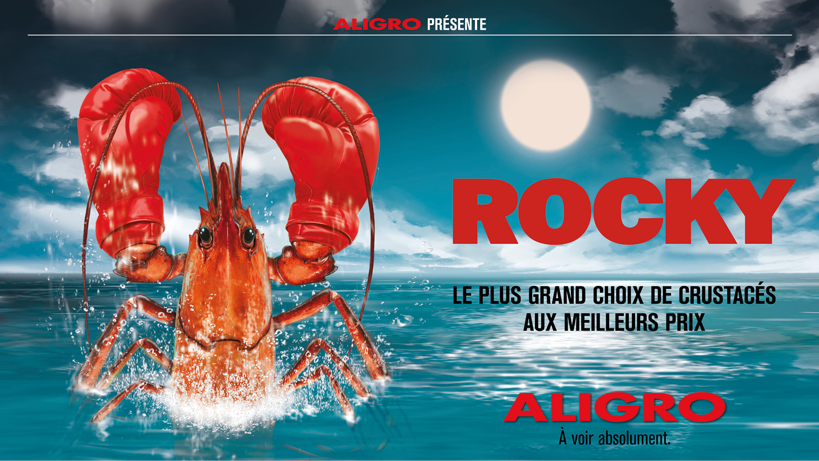 Photos de la Campagne Box Office, offline et online, social media ad pour Aligro