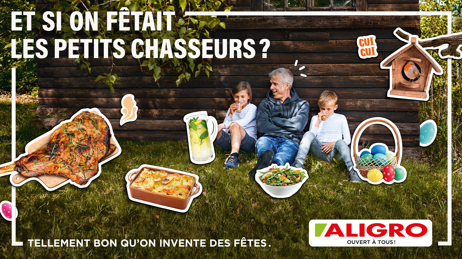 Campagne d’image nationale de l’agence de branding et communication Numéro10 pour Aligro