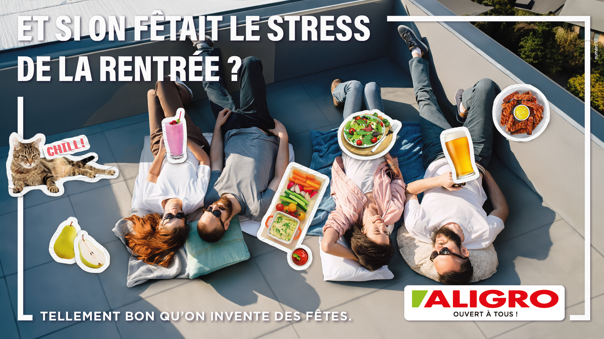 Campagne d’image nationale de l’agence de branding et communication Numéro10 pour Aligro