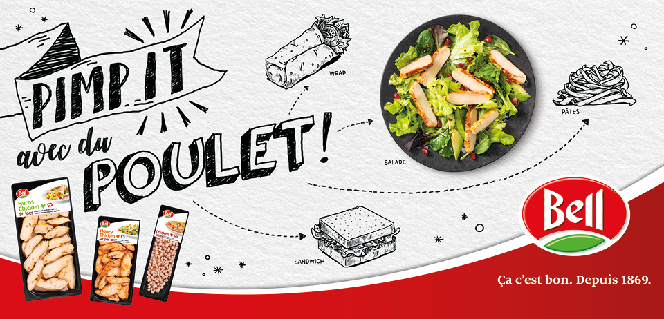 Campagne produits offline et online de l'Agence de brand content Numéro10 pour Bell Suisse