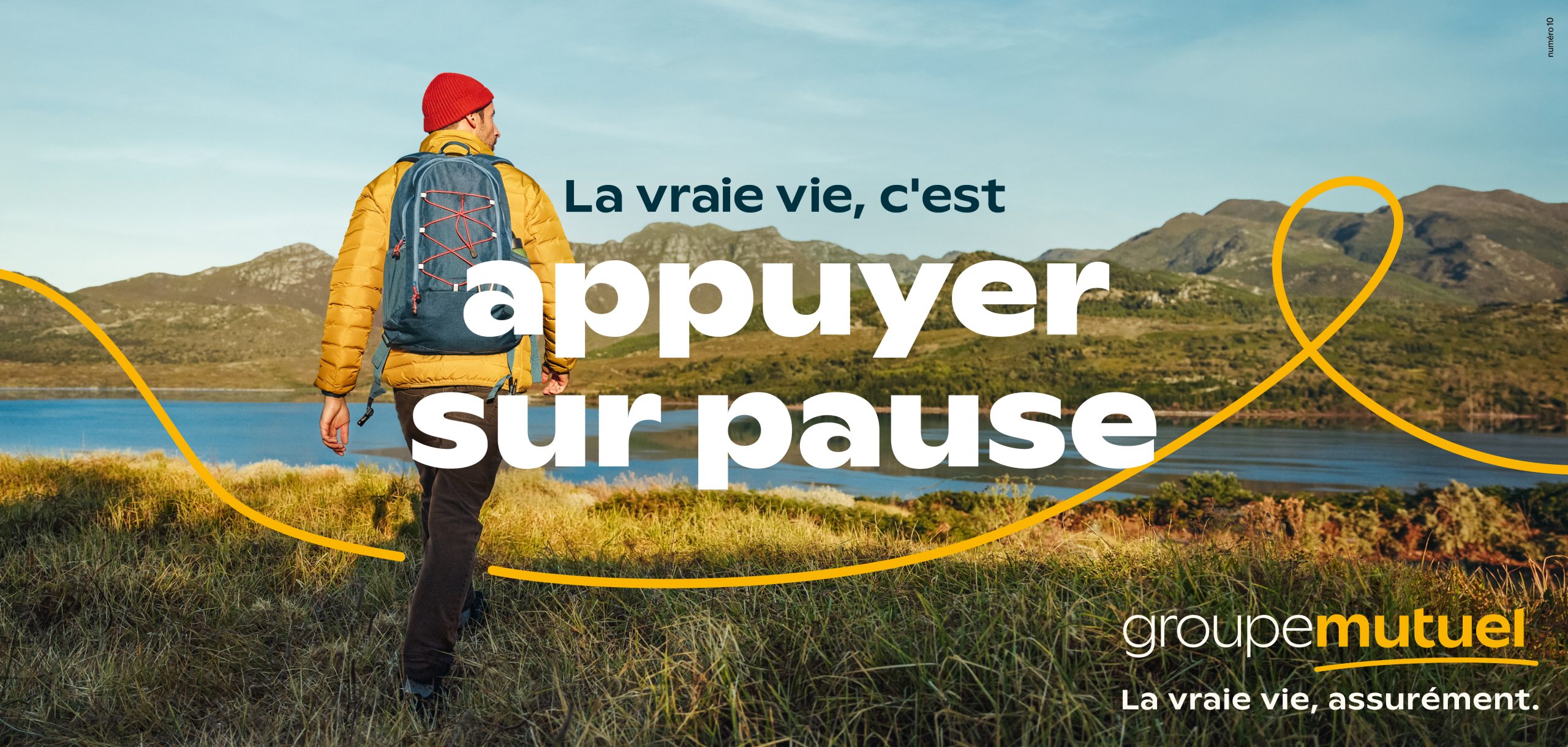 Image de la Campagne billboards de sponsoring TV de l’agence de communication bilingue Numéro10 pour Groupe Mutuel.