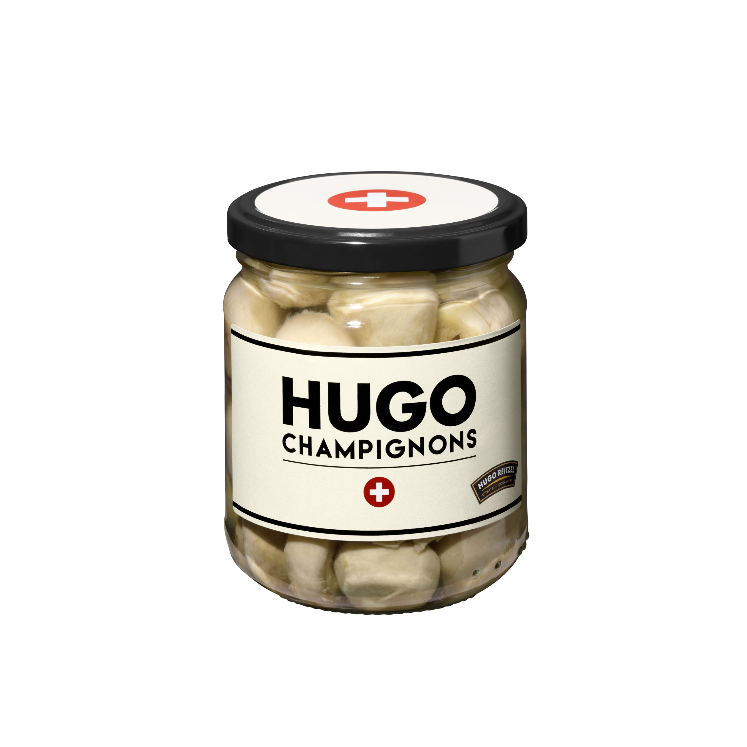 Campagne de stratégie de marque, redesign, identité visuelle et communication digitale de l’agence de publicité romande Numéro10 pour les cornichons Hugo Reitzel.