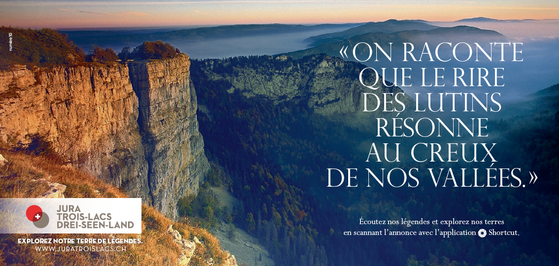 Campagne de communication 360, Affichage et Social media ad de l’agence de communication bilingue Numéro10 pour Jura Trois-Lacs et Jura.ch