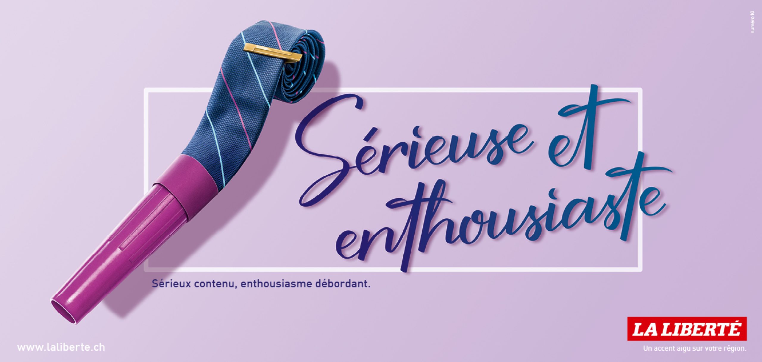 Campagne d'affichage OOH et DOOH de l’agence de communication bilingue Numéro10 pour La Liberté.