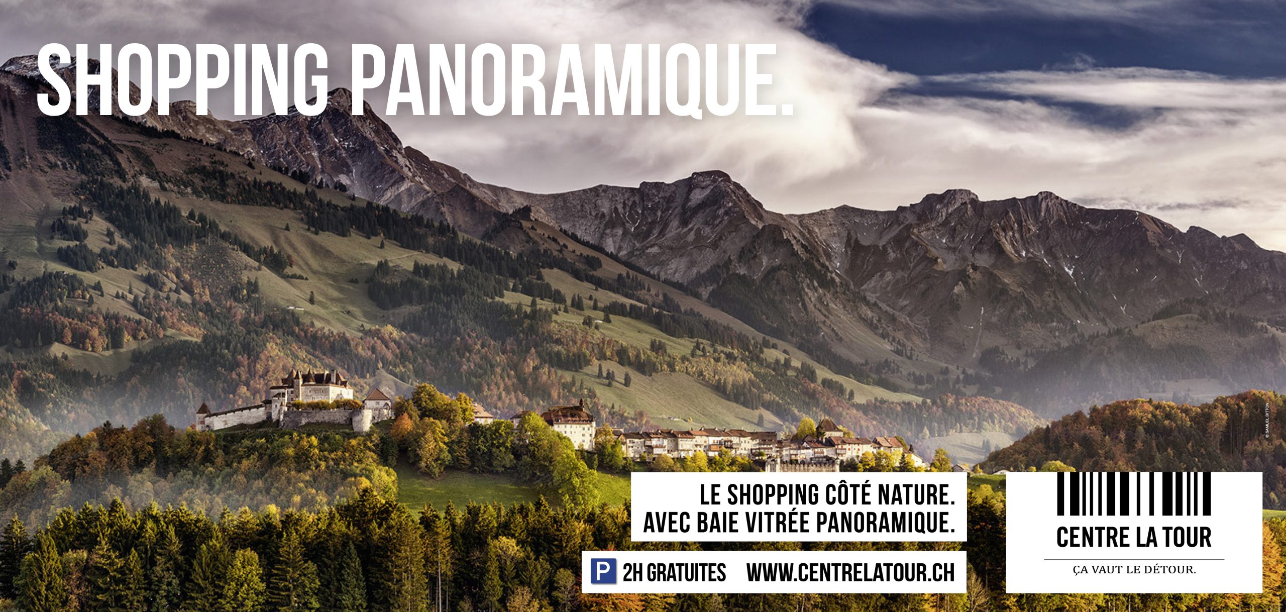 Campagne de communication offline, online et social media ad de l’agence de branding et communication Numéro10 pour les centres Migros et Manor.