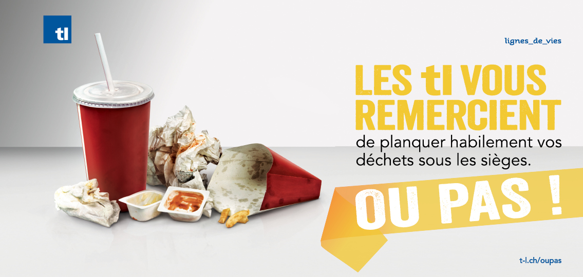 Campagne de recrutement des transports publics de la région lausannoise réalisée par l'agence de communication Numéro10.