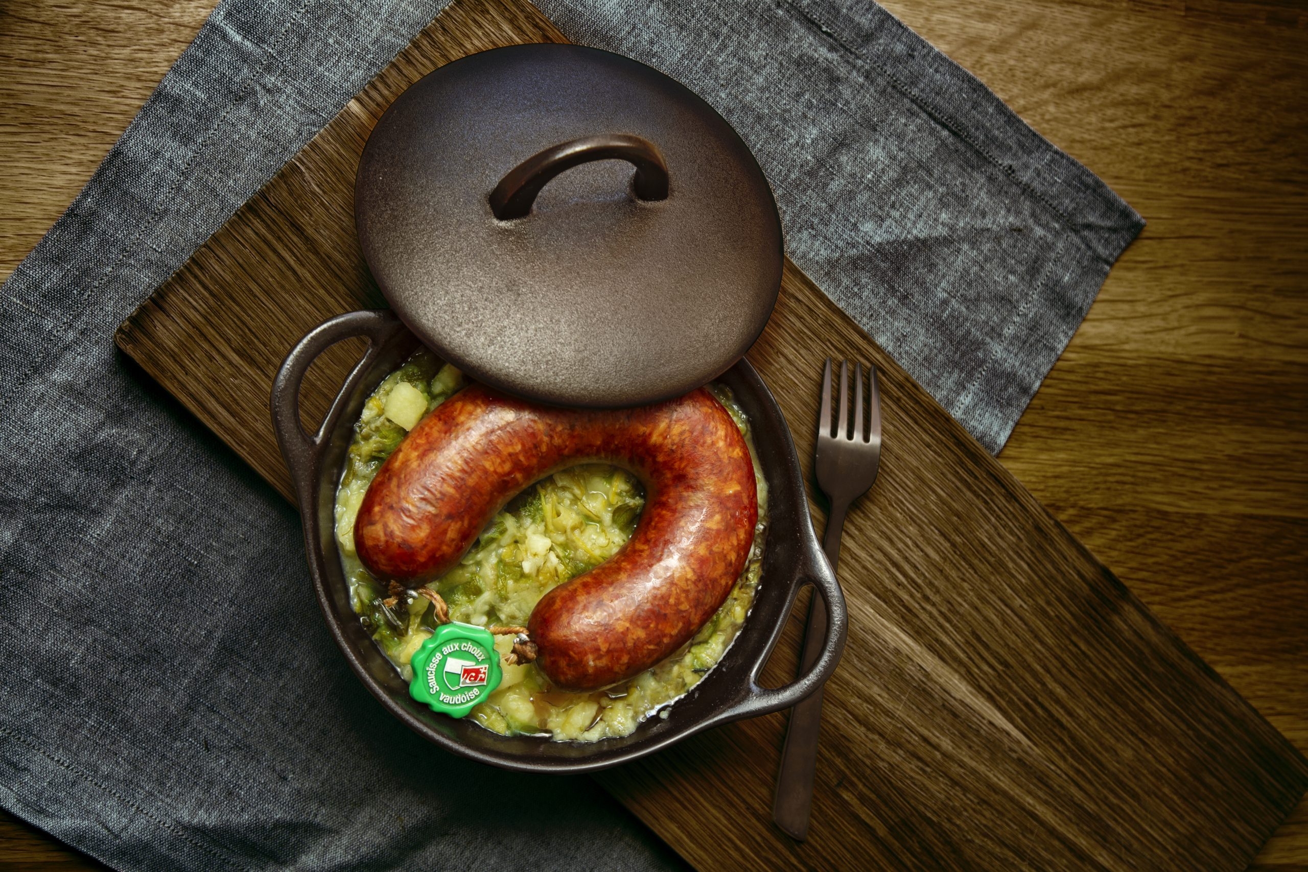 Recette pour les réseaux sociaux de l'Association de la Charcuterie Vaudoise, crée par la Social media ad agency numéro 10