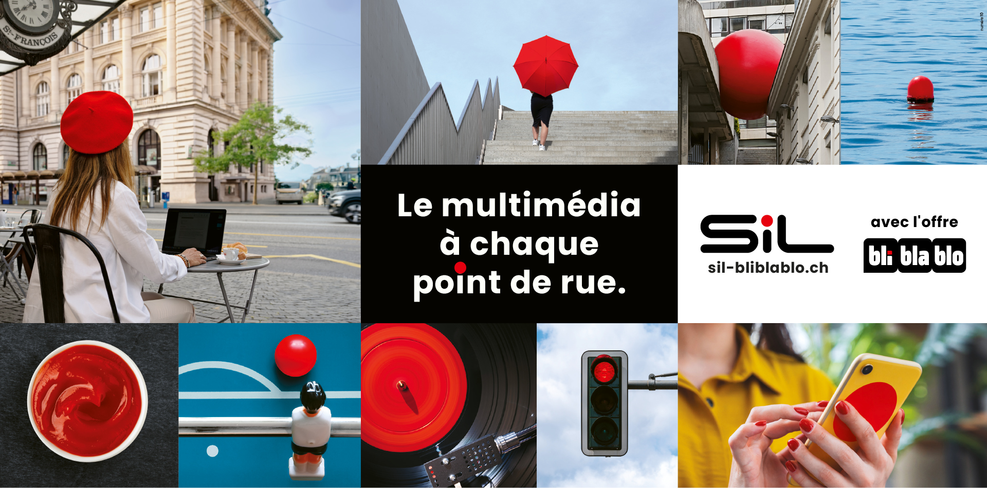 Image de la campagne offline et online nationale de l’agence de communication bilingue Numéro10 pour SIL.